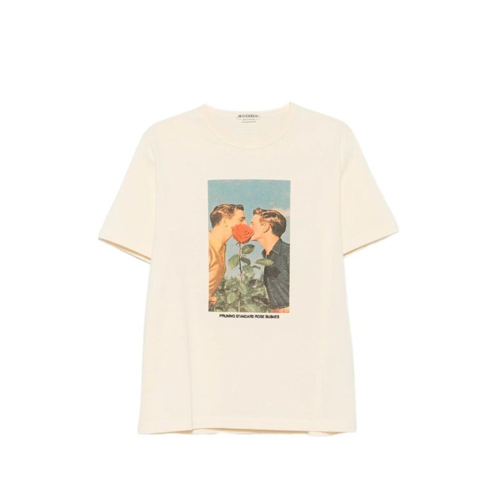 Jw Anderson Neutrals T-Shirts & Vests - T-Shirts Men